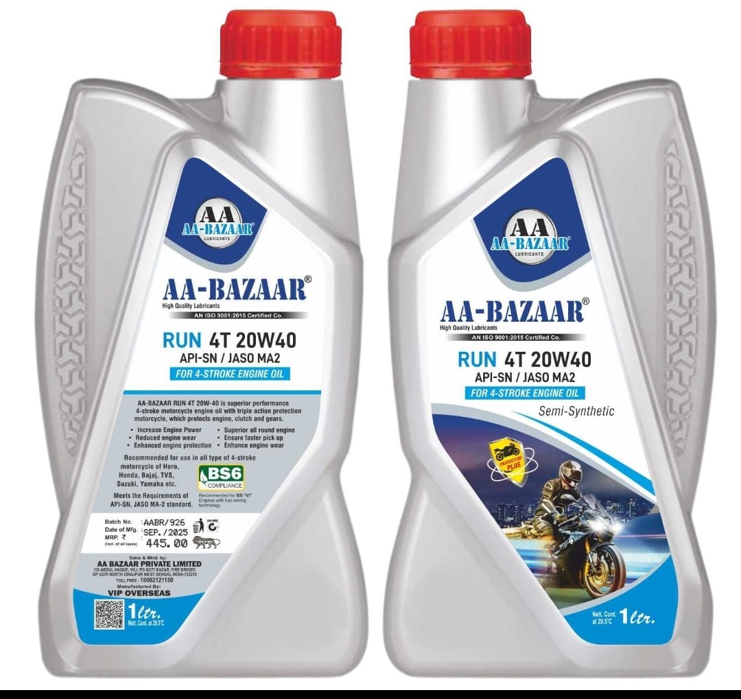 AA BAZAAR RUN 4T 20W-40 ENGINE POWER